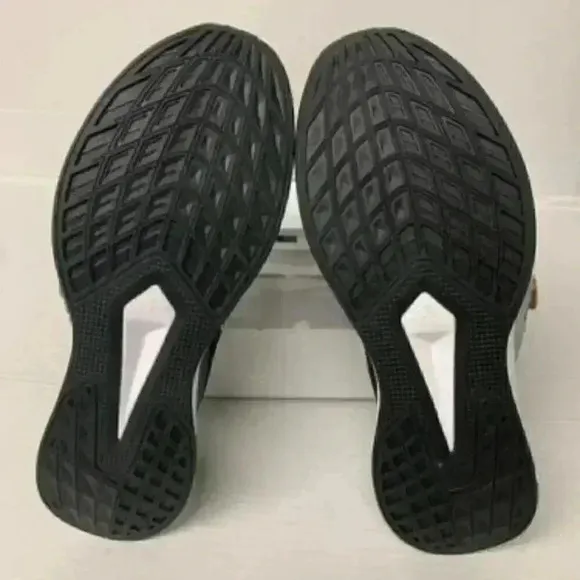-251F Adidas Duramo, Course a Pied, Black, White, Mens Running Shoes-US 9 Mens