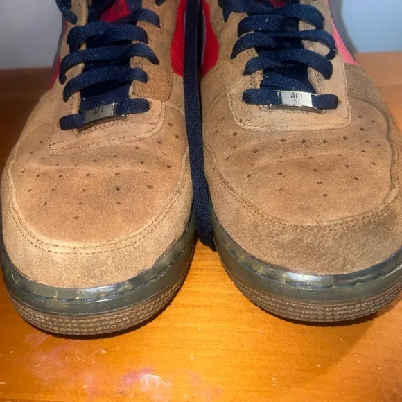 - Nike Air Force XXV   Premium 2007 Vince Carter Brown/blue / Red Sz 11.5