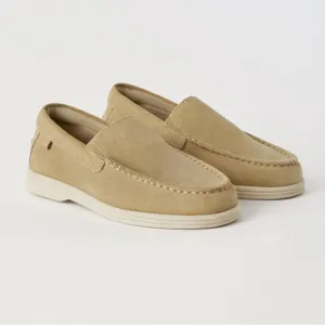 🆕 Zara Suede Boat Shoes in Sandy Brown