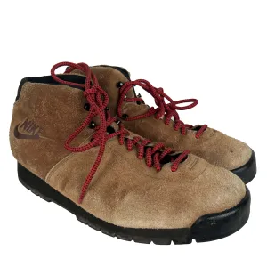00s Nike Red Lace Hiking Boots- M's 7, W's 8.5