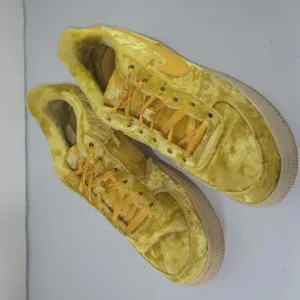 0161 Nike Air Force &quot;Mineral Gold&quot; 1 LV8 Sneakers Shoes Size 7Y