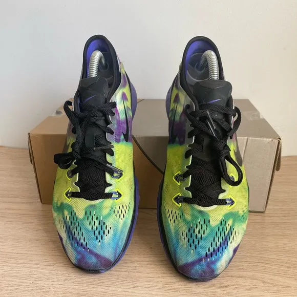 2014 Nike Free 5.0 TR Tie Dye Multicolor Women's running shoes - Size 8.5