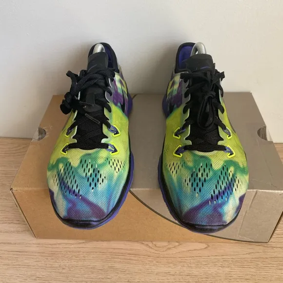 2014 Nike Free 5.0 TR Tie Dye Multicolor Women's running shoes - Size 8.5