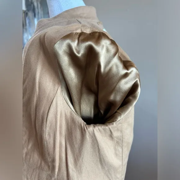 3.1 Phillip Lim Tan Winter Weight Crop Jacket 6 Virgin Wool like new