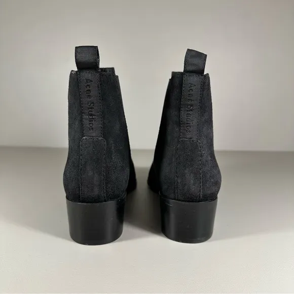 Acne Studios Suede Grosgrain Trim Chelsea Boots Women’s