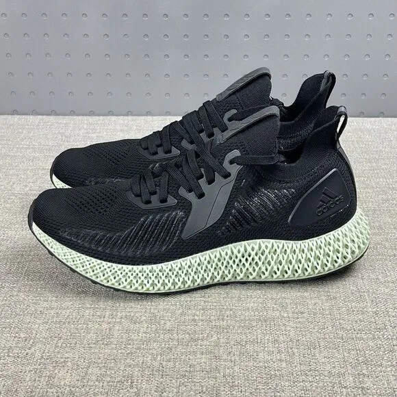 Adidas AlphaEdge 4D Running Shoes Core Black Carbon EF3453 Men's Size 10