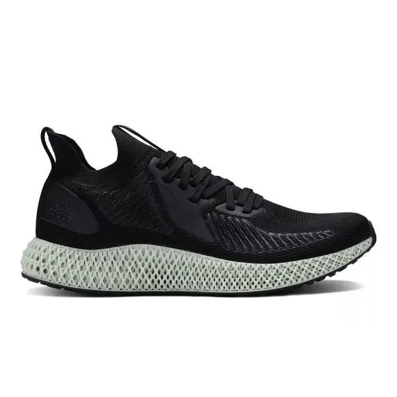 Adidas AlphaEdge 4D Running Shoes Core Black Carbon EF3453 Men's Size 10