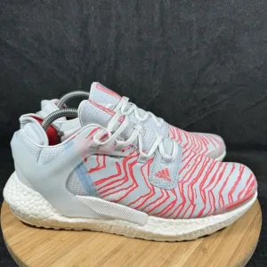 Adidas Alphatorsion Boost Running Shoes White Red FX3992 Mens Sz 9.5