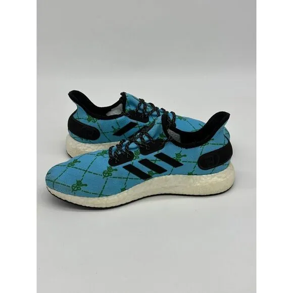 Adidas AM4 Sadelle Speedfactory Ultra Boost Sneakers Shoes Mens 9 Blue/Green Run