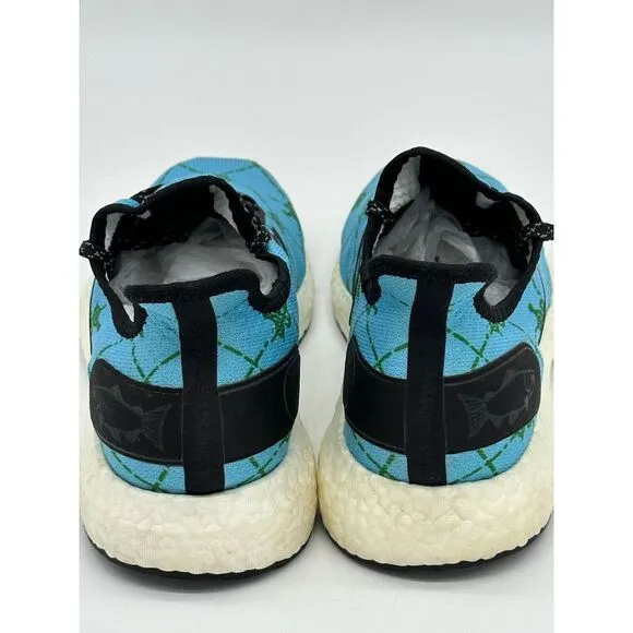 Adidas AM4 Sadelle Speedfactory Ultra Boost Sneakers Shoes Mens 9 Blue/Green Run