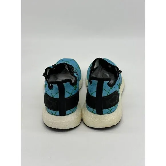 Adidas AM4 Sadelle Speedfactory Ultra Boost Sneakers Shoes Mens 9 Blue/Green Run