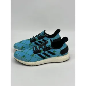 Adidas AM4 Sadelle Speedfactory Ultra Boost Sneakers Shoes Mens 9 Blue/Green Run