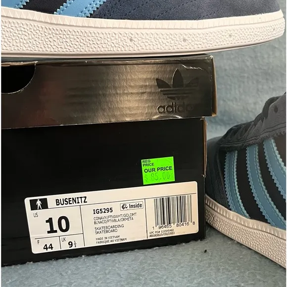 ADIDAS Busenitz Navy Light Blue Shoes