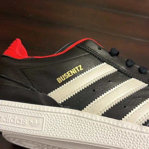Adidas Busenitz Skateboarding Shoes Sneakers new IF4620 Black red Mens Size 11