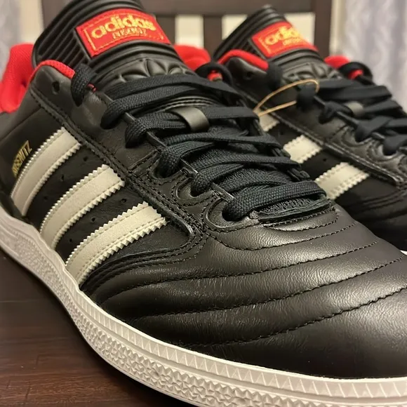 Adidas Busenitz Skateboarding Shoes Sneakers new IF4620 Black red Mens Size 11