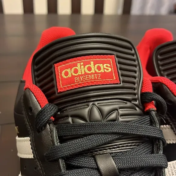 Adidas Busenitz Skateboarding Shoes Sneakers new IF4620 Black red Mens Size 11
