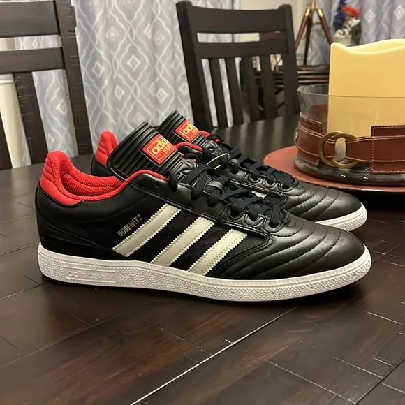 Adidas Busenitz Skateboarding Shoes Sneakers new IF4620 Black red Mens Size 11