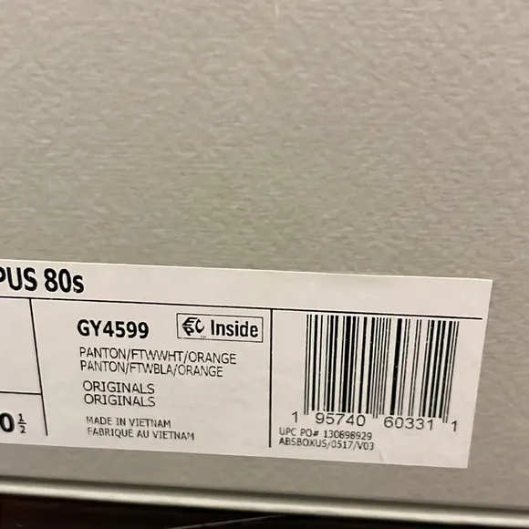 Adidas Campus 80s Pantone Shoes Sneakers new GY4599 orange Mens Sizes