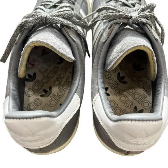 Adidas Campus 80s Shoes - Gray Suede with White Stripes - Men’s Size 10.5
