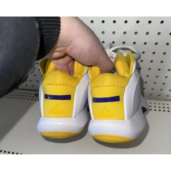 Adidas Crazy 1 Lakers Home 2022 Mens Athletic Basketball Shoes Size 9 GY8947