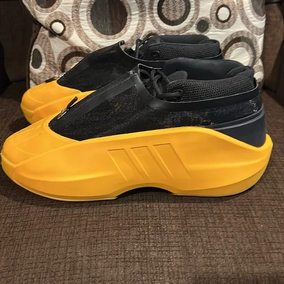 Adidas Crazy Iiinfinity Collector’s Bold Yellow and Black Athletic Shoes