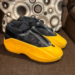 Adidas Crazy Iiinfinity Collector’s Bold Yellow and Black Athletic Shoes