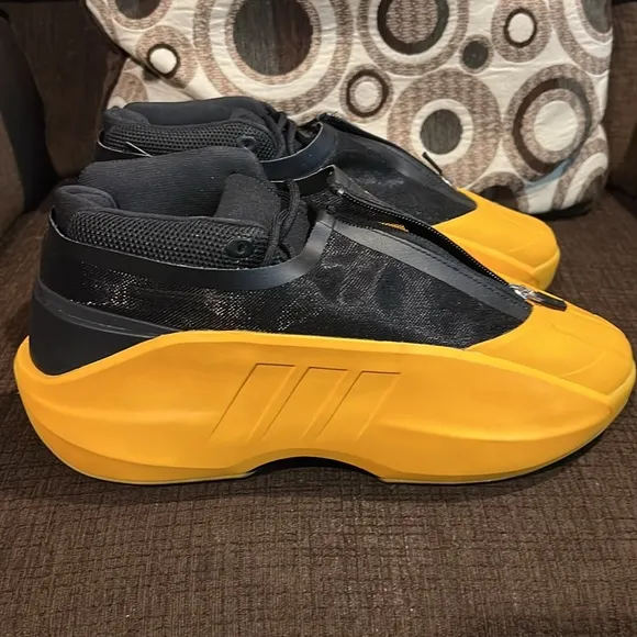 Adidas Crazy Iiinfinity Collector’s Bold Yellow and Black Athletic Shoes