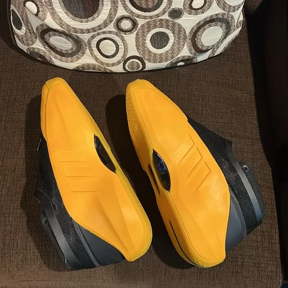 Adidas Crazy Iiinfinity Collector’s Bold Yellow and Black Athletic Shoes