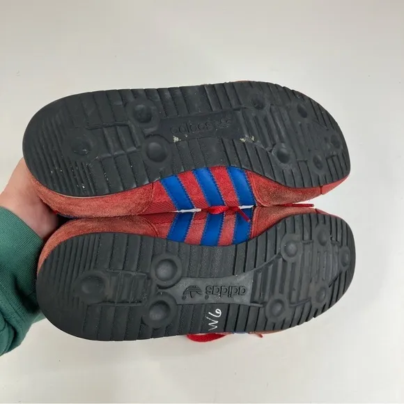 Adidas Dragon Shoes Red Suede Mens Size 8.5