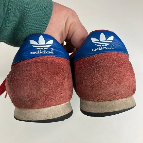 Adidas Dragon Shoes Red Suede Mens Size 8.5