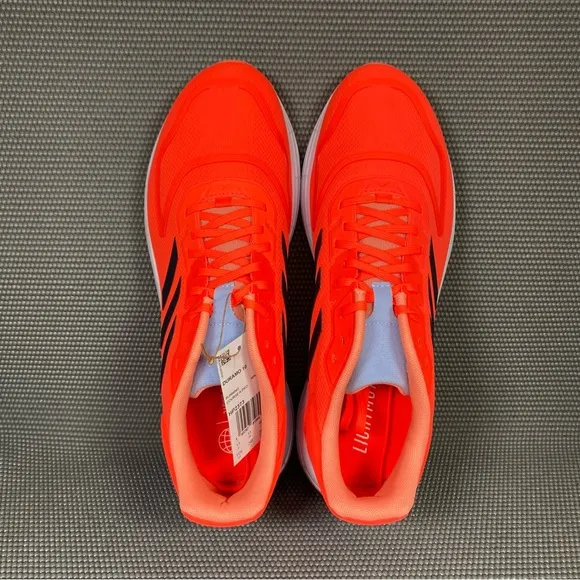Adidas Duramo 10 Running Shoes Athletic Men's US 11.5 Solar Red HP2373