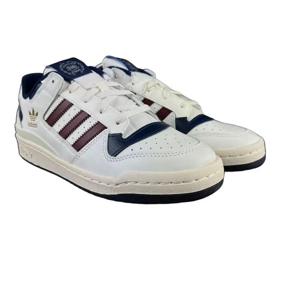 Adidas Forum Low CL Off White Shadow Red Blue Shoes ID1719 Men's Sizes 9 - 13