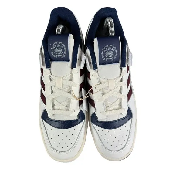 Adidas Forum Low CL Off White Shadow Red Blue Shoes ID1719 Men's Sizes 9 - 13