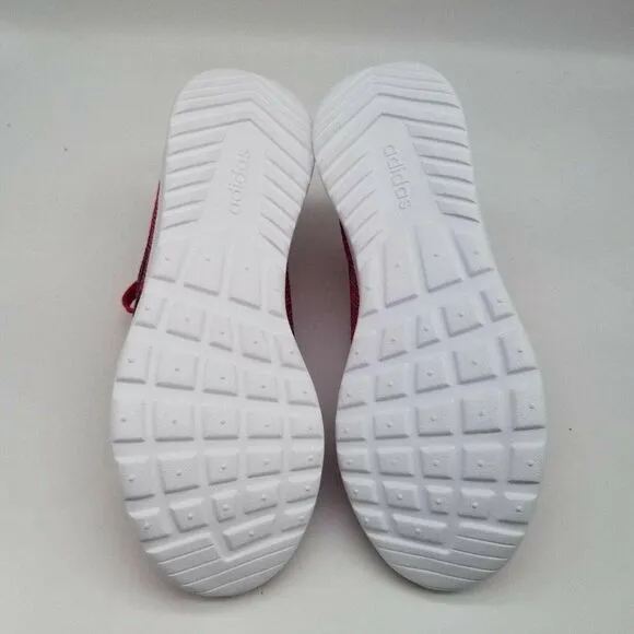 Adidas Girls Cloudfoam Pure K Pink Black Shoes Size 6