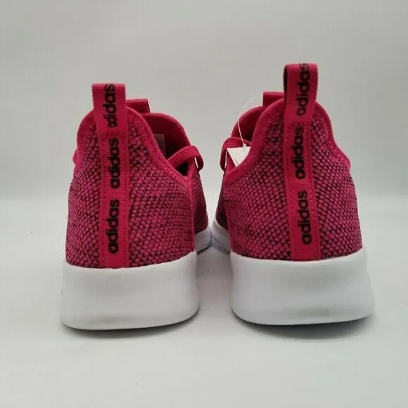 Adidas Girls Cloudfoam Pure K Pink Black Shoes Size 6