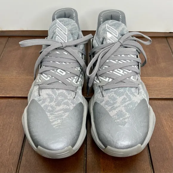 Adidas Harden Vol.4 Men's Gray Basketball Sneakers Shoes