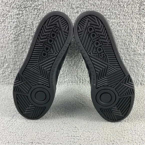Adidas Hoops 3.0 Mid Shoes Mens 10.5‎ Sneaker Basketball Black Athletic Trainers