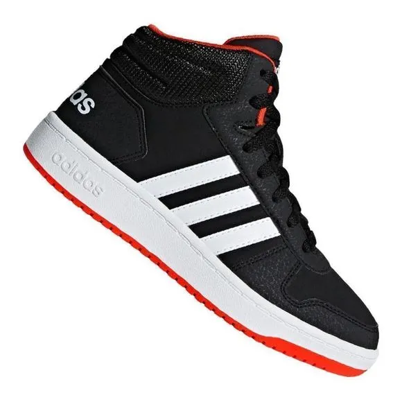 Adidas Hoops Mid 2.0 K Jr B75743 black Athletic sneaker size 6