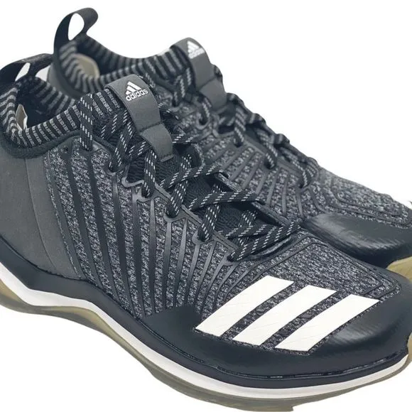 Adidas Icon Three Stripe Baseball Trainers/Running Shoes Sz 11.5