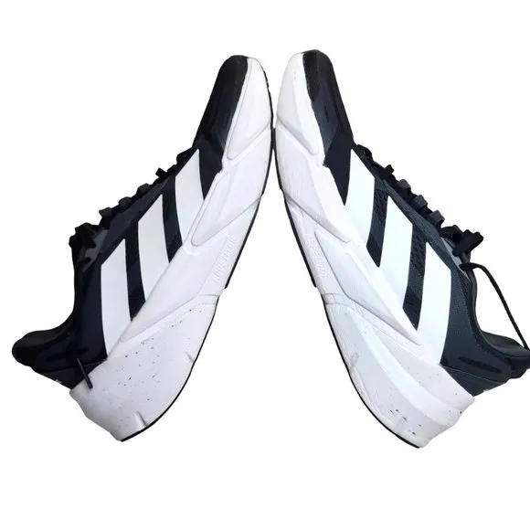 Adidas Men's Adistar Black &amp; White Athletic Running Shoes Size 13