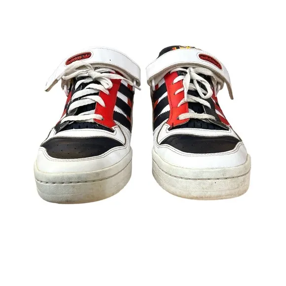 Adidas Men's Forum Low Cloud White Shoes Size 12 Legend Ink Red GZ9112 Sneakers
