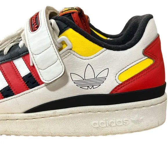 Adidas Men's Forum Low Cloud White Shoes Size 12 Legend Ink Red GZ9112 Sneakers