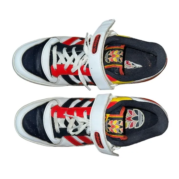 Adidas Men's Forum Low Cloud White Shoes Size 12 Legend Ink Red GZ9112 Sneakers