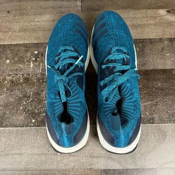 Adidas Mens Size 14 Ultra Boost Uncaged Athletic Sneakers Shoes Blue NO INSOLES