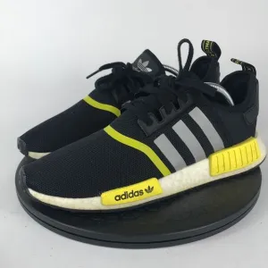 Adidas NMD R1 Black/Yellow Athletic Running Shoes F99713 Men’s Size 11
