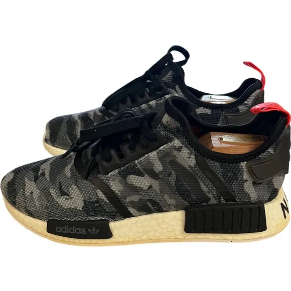 Adidas NMD_R1 Grey Camo Size 8.5