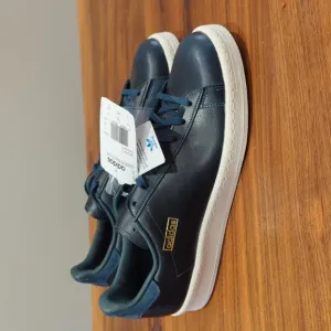 Adidas Originals Campus 80s Deluxe Black Leather Shoes Men's 8 Rare Deadstock