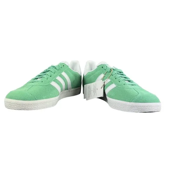 Adidas Originals Gazelle Green White Suede Shoes HQ4410 Women's Size 7 - 9.5