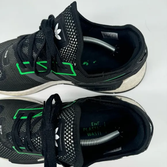 Adidas Originals NMD G1 Men's 12 Black Green White Athletic Sneaker Shoes IE4559