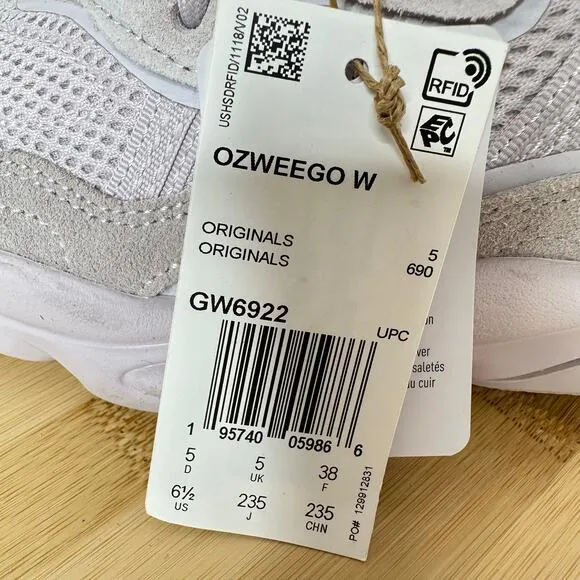 Adidas Originals Ozweego Running Active Shoes in Ice Purple GW6922 Size 6.5 NEW